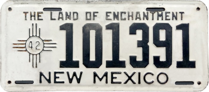 Variations And Varieties Of New Mexico License Plates